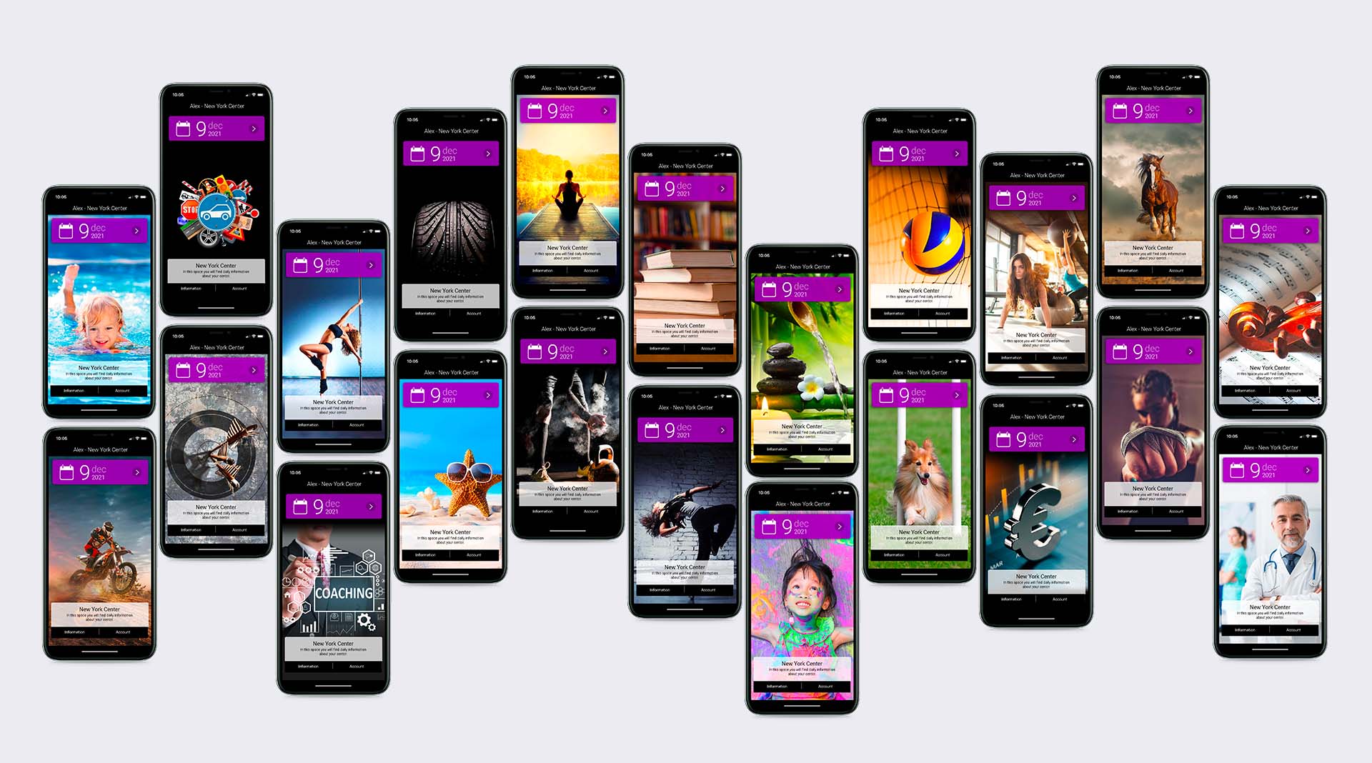 d-sm-none d-md-block app personalizzate